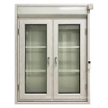 Albania Burglar Proof Control Louver Dust Proof Privacy Shade Swing Casement Aluminium Window For Veranda